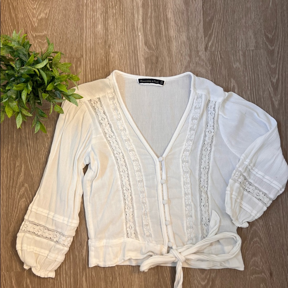 Abercrombie Peasant Blouse